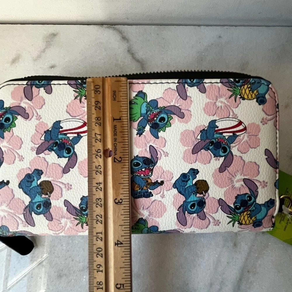 Stitch Floral Wristlet Wallet Disney - Picture 7 of 8